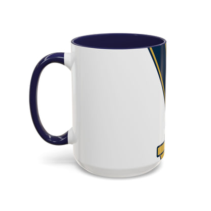 Junior Warden JW-- the plumb — Accent Mug 11/15oz