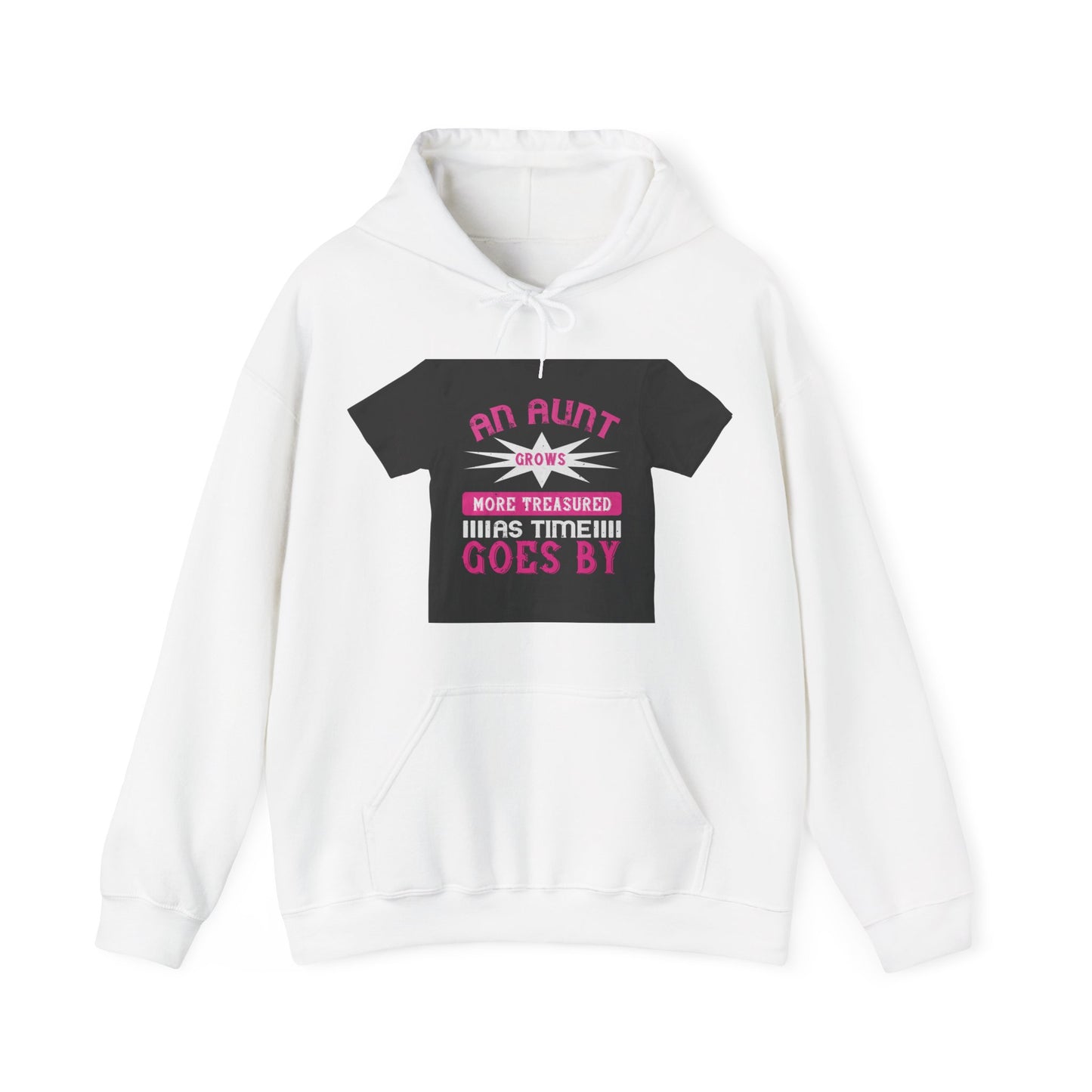 An aunt grows more treasured as time goes by — Unisex Heavy Blend Hoodie (G18500)