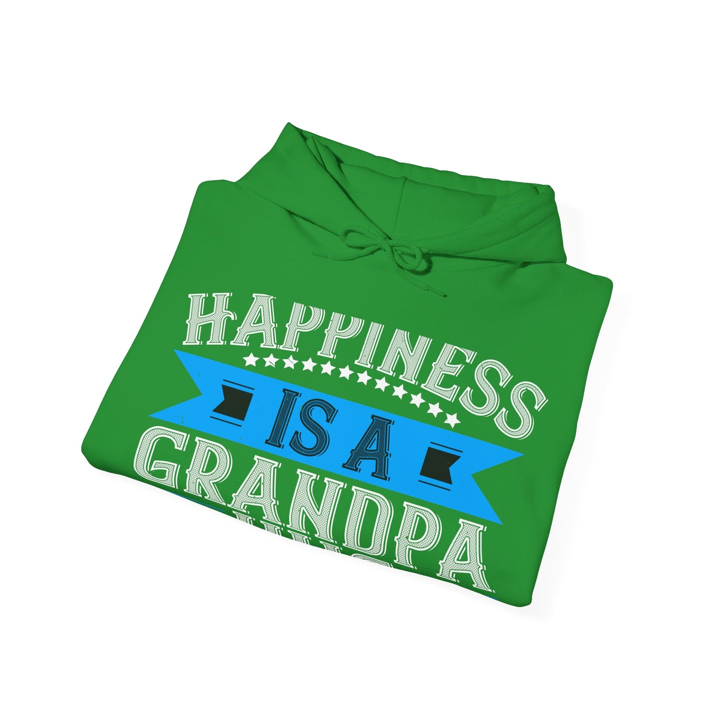 Happiness is a grandpa hug-01 — Unisex Heavy Blend Hoodie (G18500)