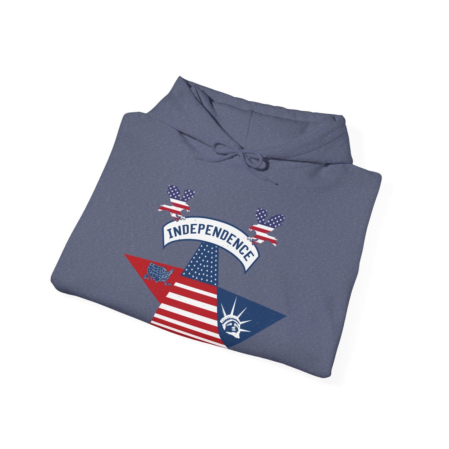 Fourth of july (48) — Unisex Heavy Blend Hoodie (G18500)