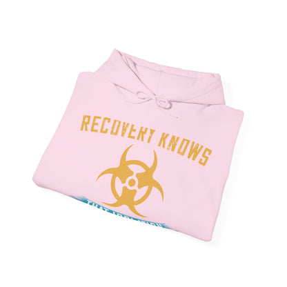 Anyone in recovery knows that isolation is the biggest enemy-01 — Unisex Heavy Blend Hoodie (G18500)