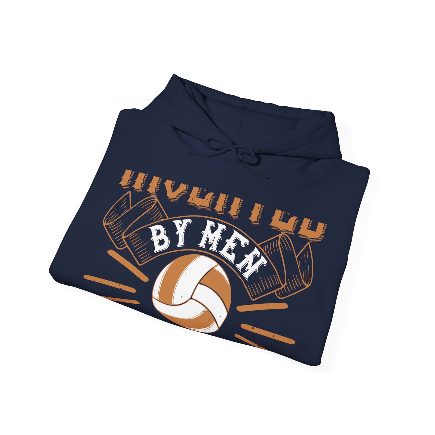 Volleyball Invented by men, perfected by women-01 — Unisex Heavy Blend Hoodie (G18500)