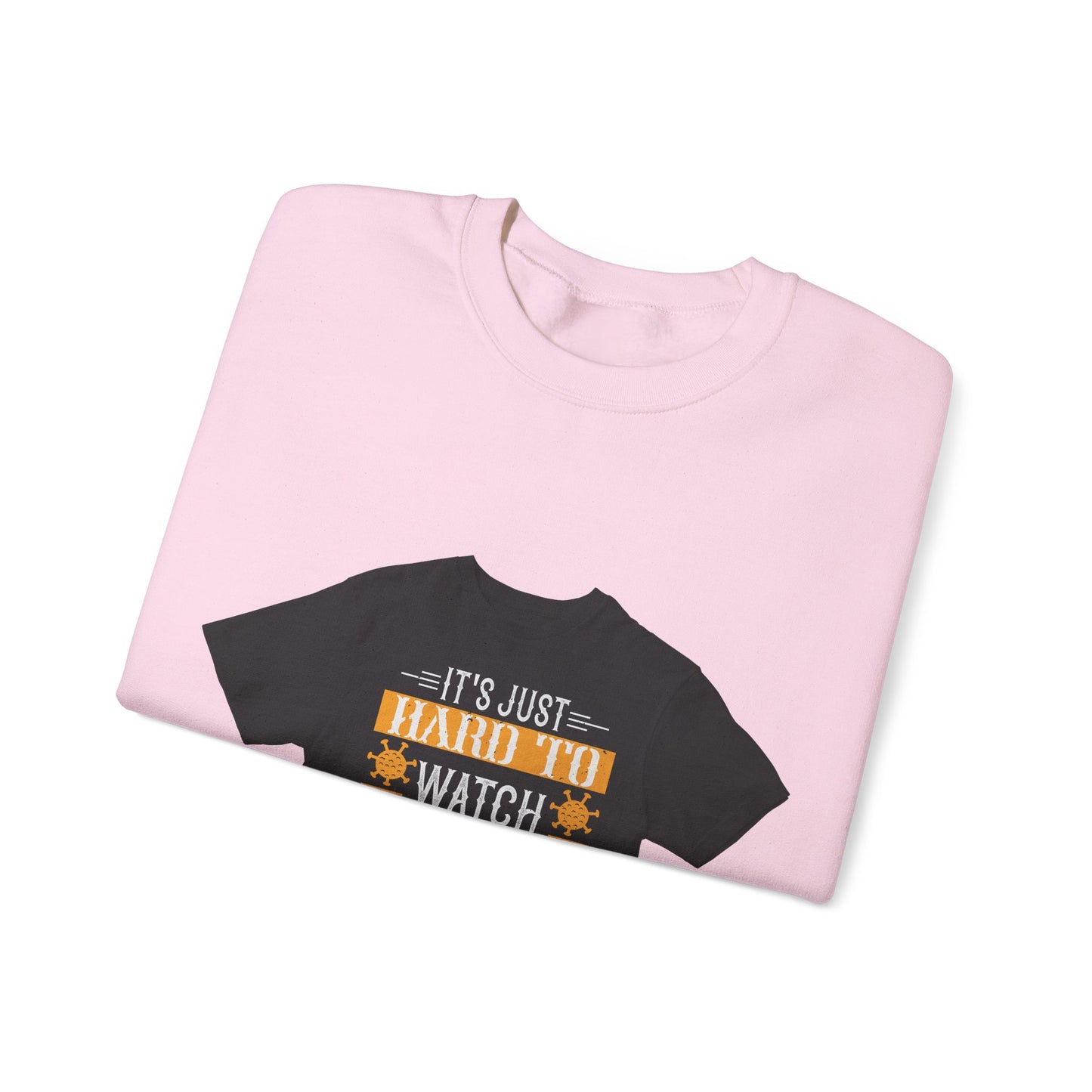 It's just hard to watch isolation basketball — Unisex Heavy Blend Crewneck (G18000)