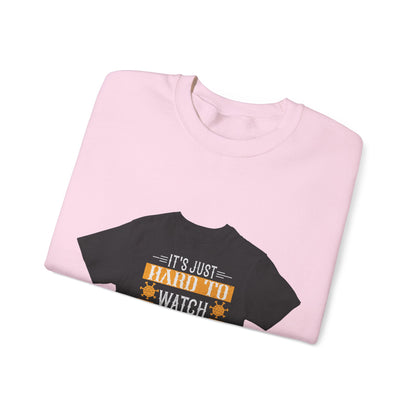 It's just hard to watch isolation basketball — Unisex Heavy Blend Crewneck (G18000)