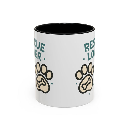 Rescue Lover Coffee Mug, Pet Owner Gift, Animal Rescue Merchandise, Dog Lover Cup, Rescue Pet Appreciation