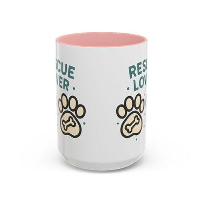 Rescue Lover Coffee Mug, Pet Owner Gift, Animal Rescue Merchandise, Dog Lover Cup, Rescue Pet Appreciation