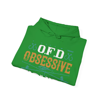 I HAVE O.F.D OBSESSIVE FISHING DISORDER-01 — Unisex Heavy Blend Hoodie (G18500)