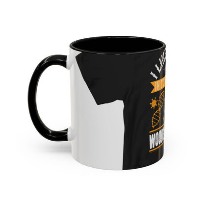 I like writing in total isolation like out in the woods somewhere — Accent Mug 11/15oz