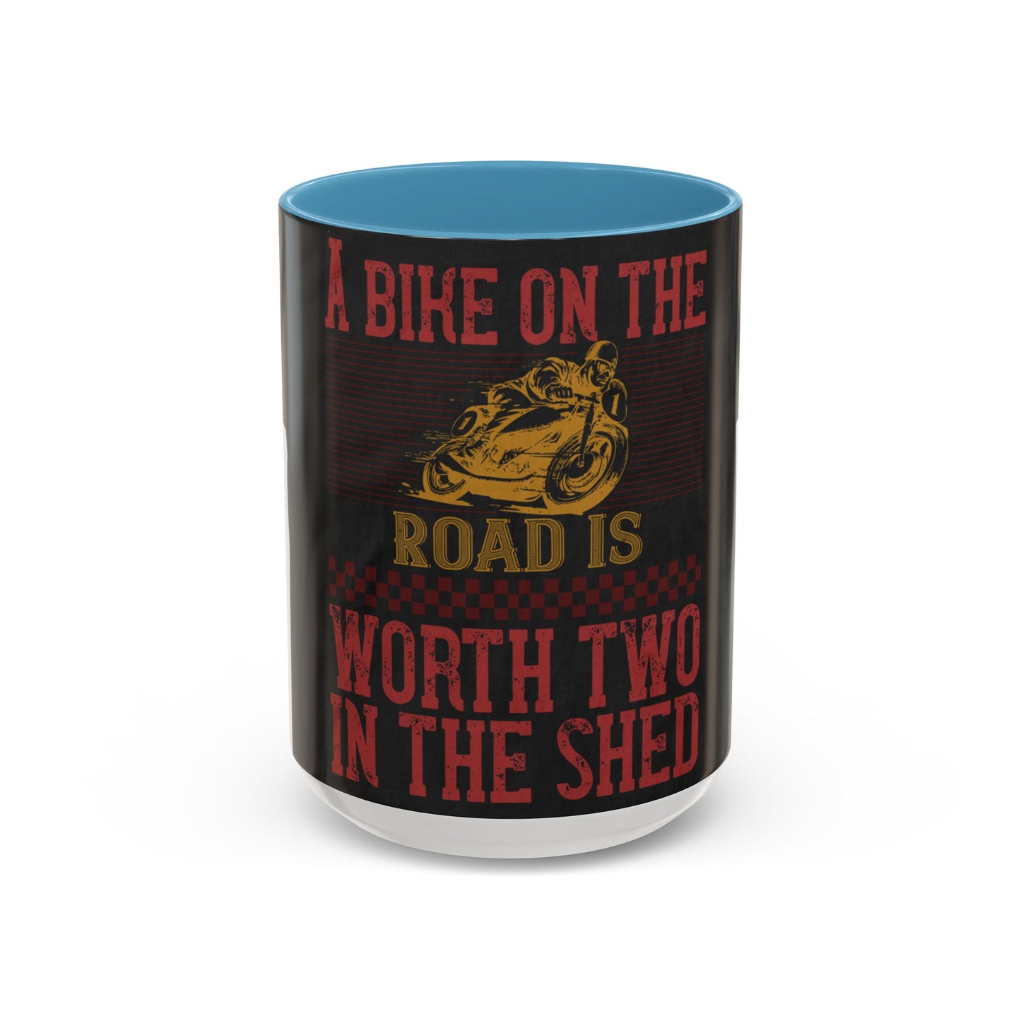 A bike on the worth two in the shet — Accent Mug 11/15oz
