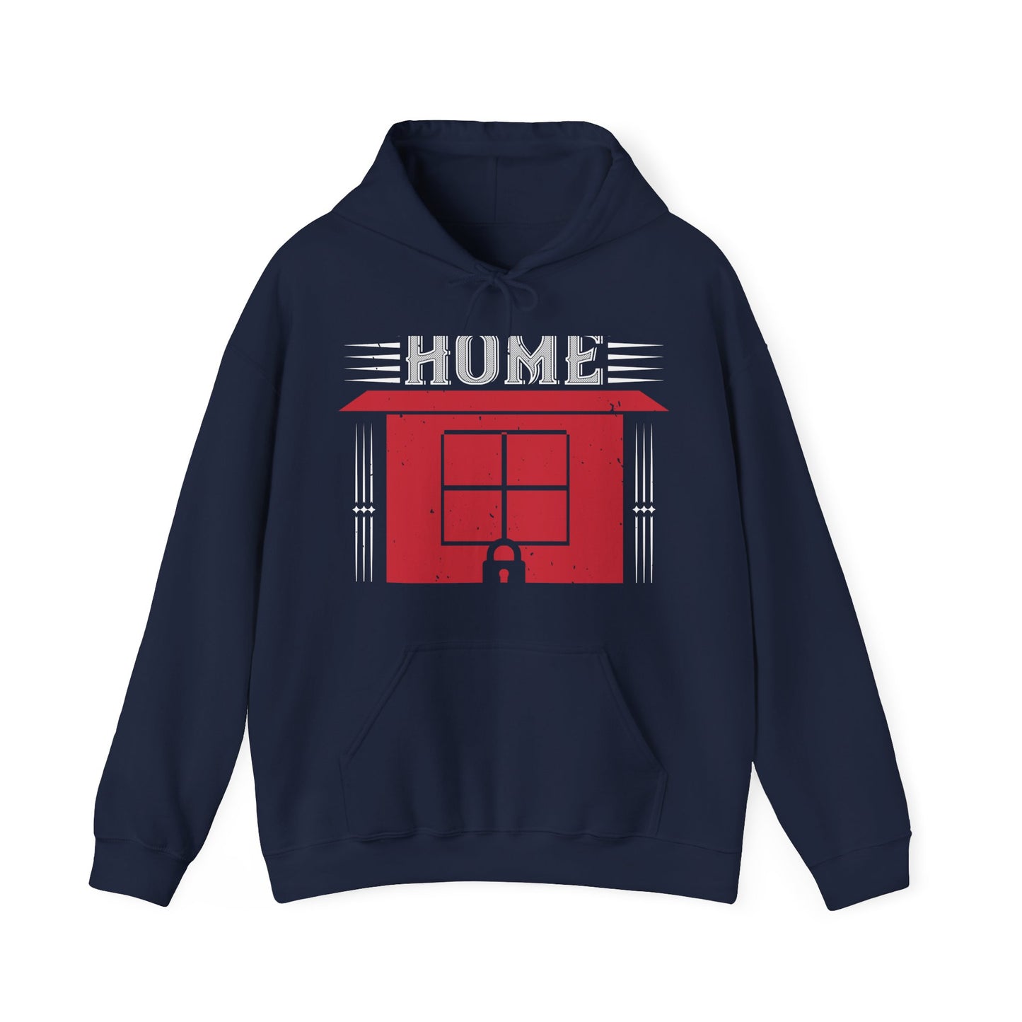 home quarantine-01 — Unisex Heavy Blend Hoodie (G18500)