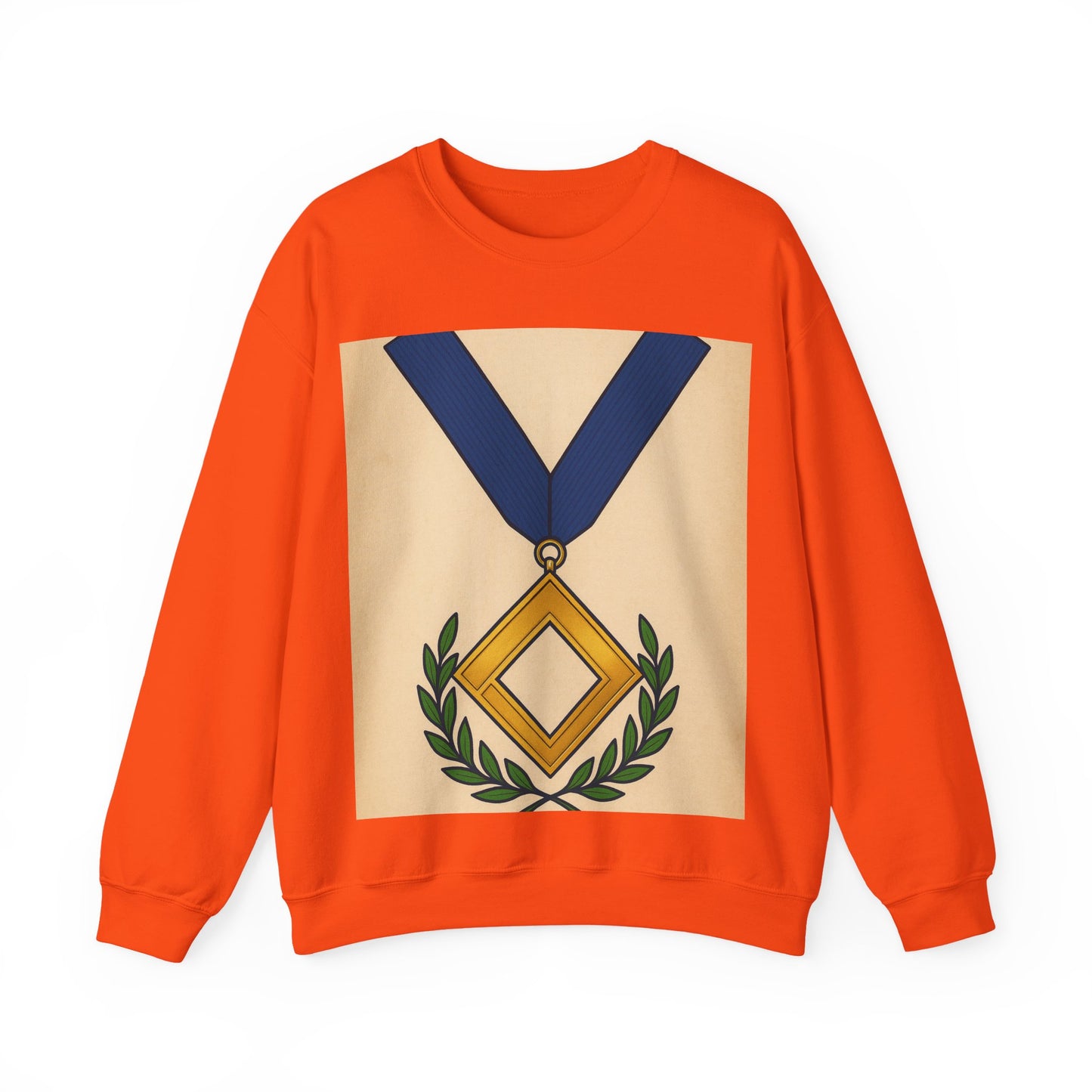Worshipful master jewel Square — Unisex Heavy Blend Crewneck (G18000)