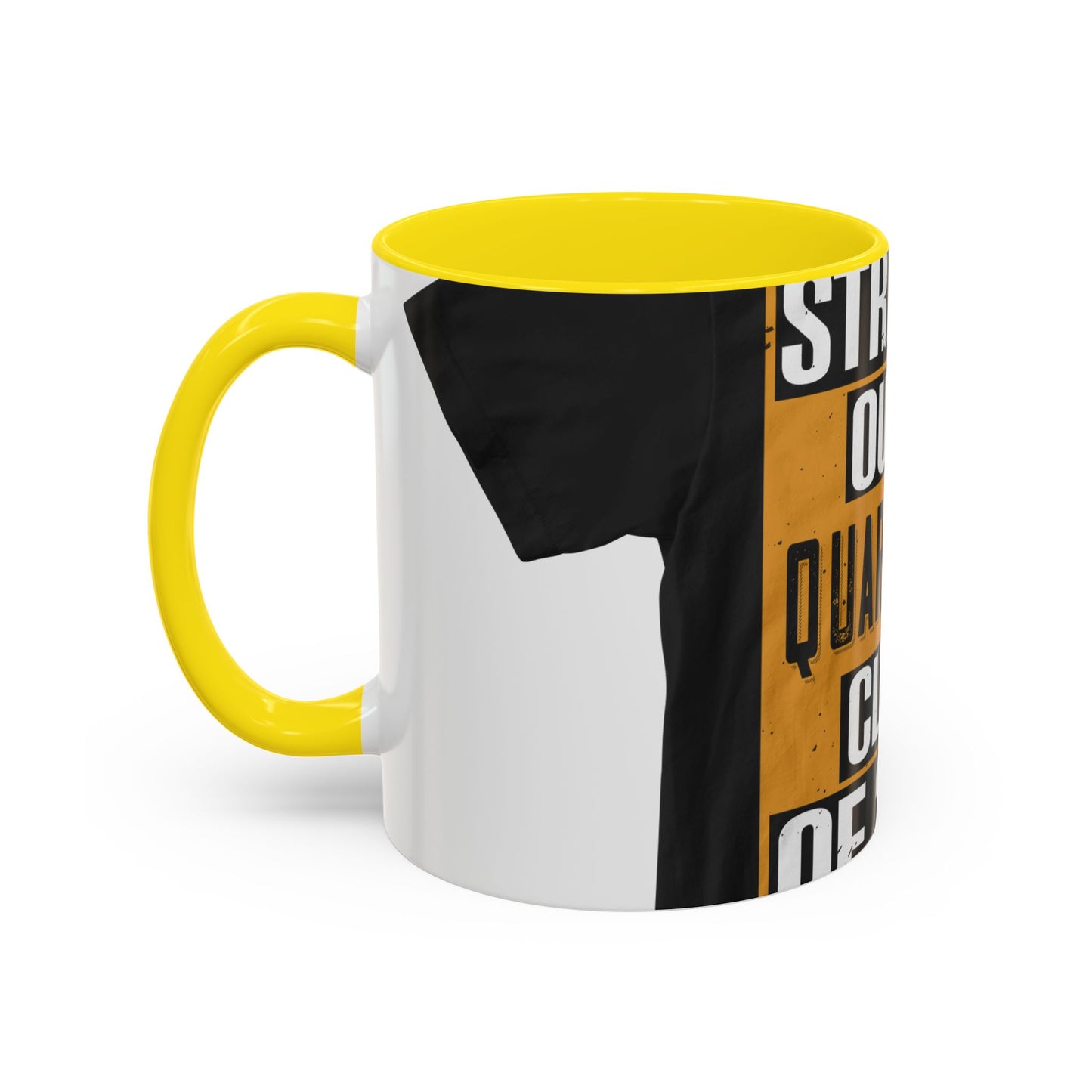 straight outta quarantine class of 2020 — Accent Mug 11/15oz