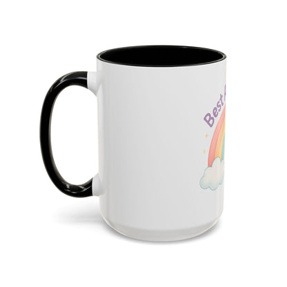 Best Aunt Ever Rainbow Coffee Mug, Gift for Aunts, 11oz, 15oz, Cute Mug, Birthday Gift, Unique Coffee Cup