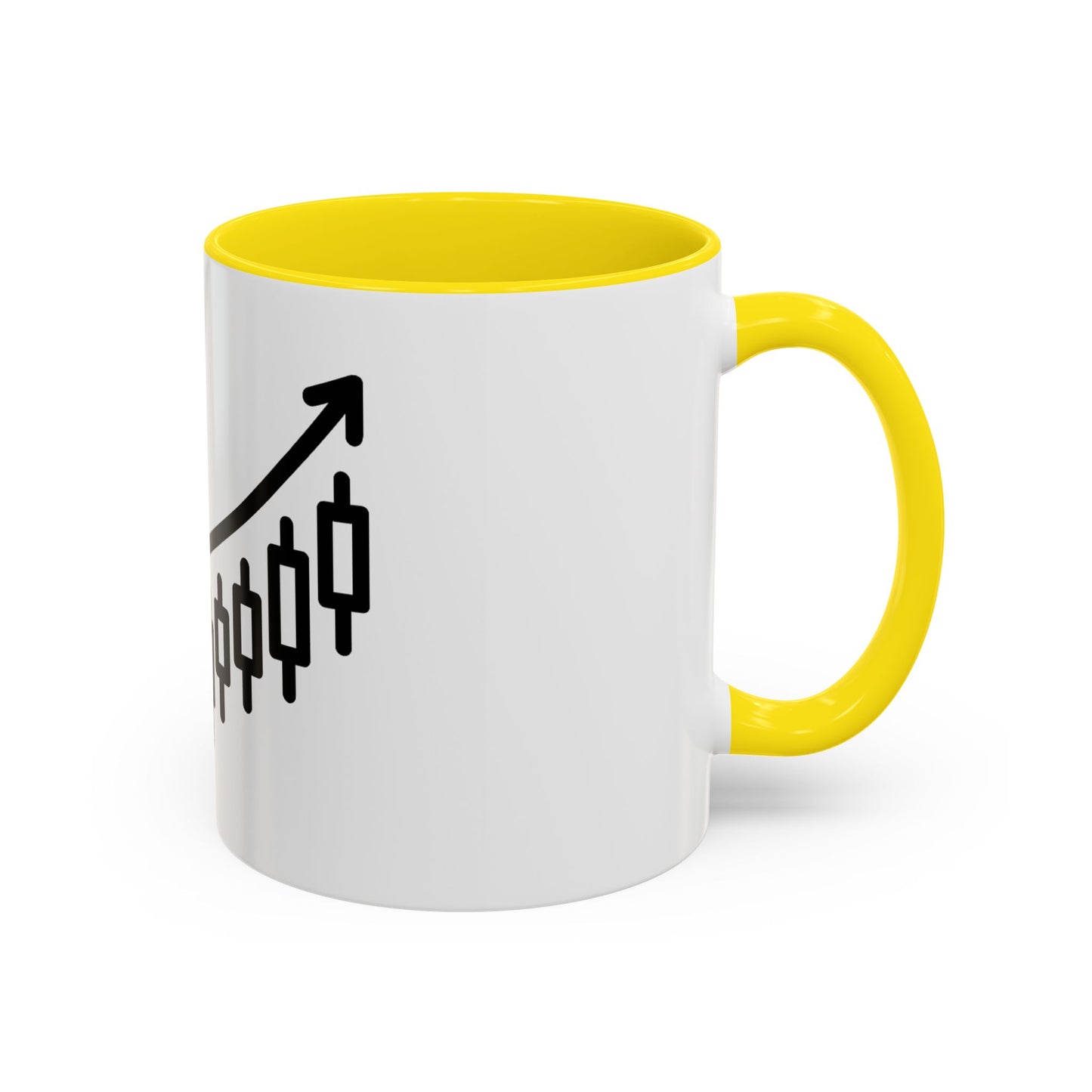 Stock Market Heartbeat Accent Coffee Mug (11, 15oz), Financial Market Trader Gift, Wall Street Investor Mug, Stock Market