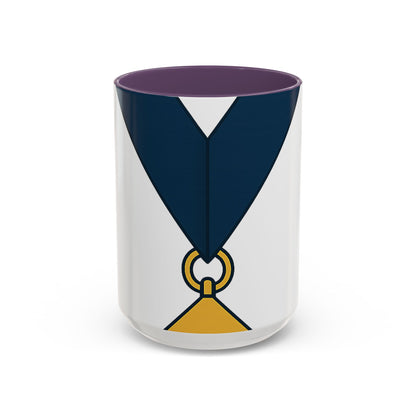 Senior Warden SW  the level — Accent Mug 11/15oz