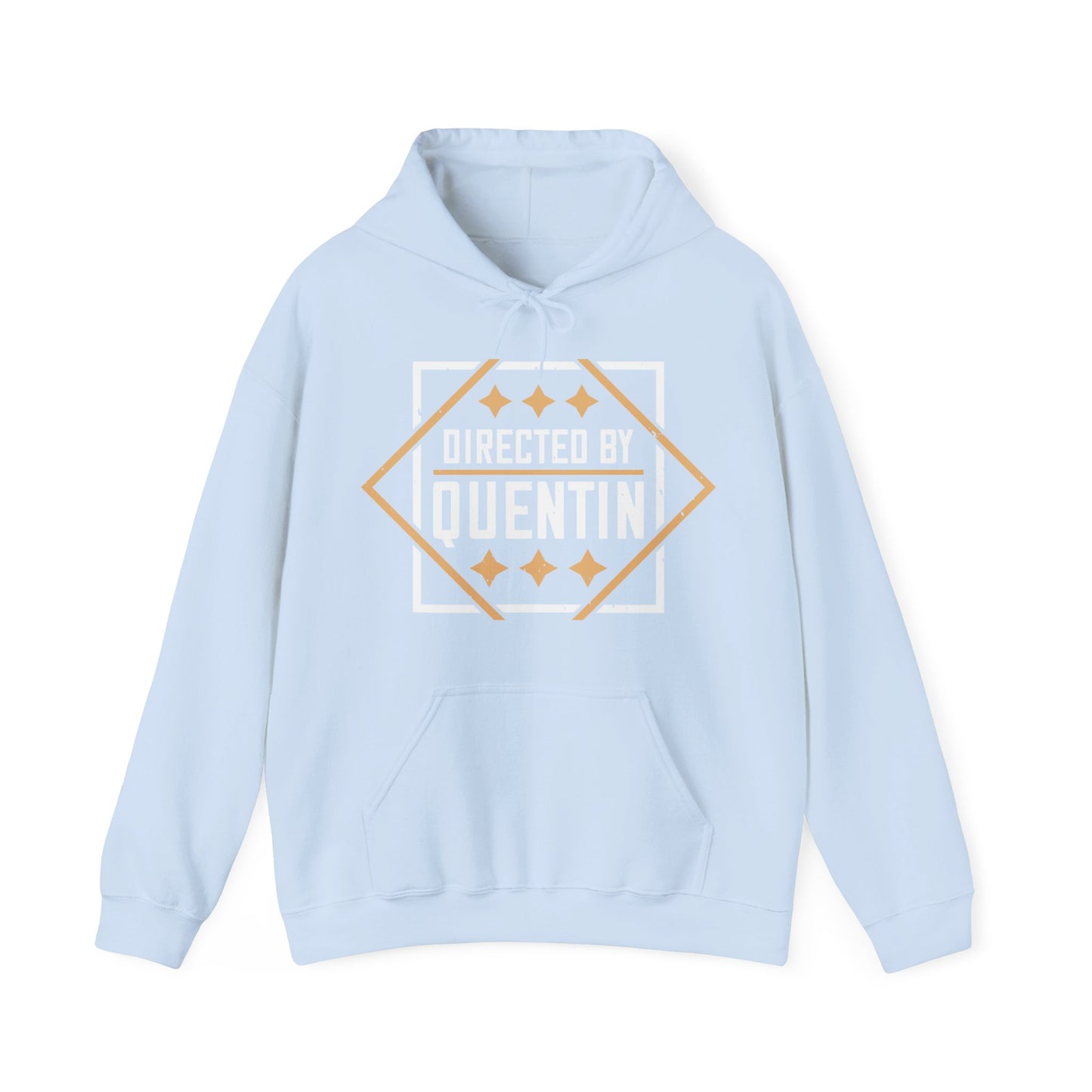 written and directed by quentin quarantine-01 — Unisex Heavy Blend Hoodie (G18500)