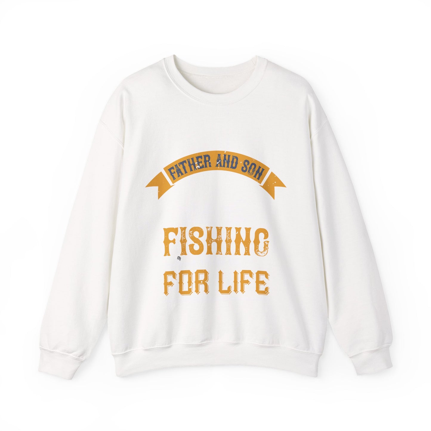 father and son fishing partners  for life-01 — Unisex Heavy Blend Crewneck (G18000)