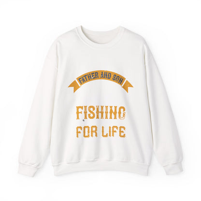 father and son fishing partners  for life-01 — Unisex Heavy Blend Crewneck (G18000)