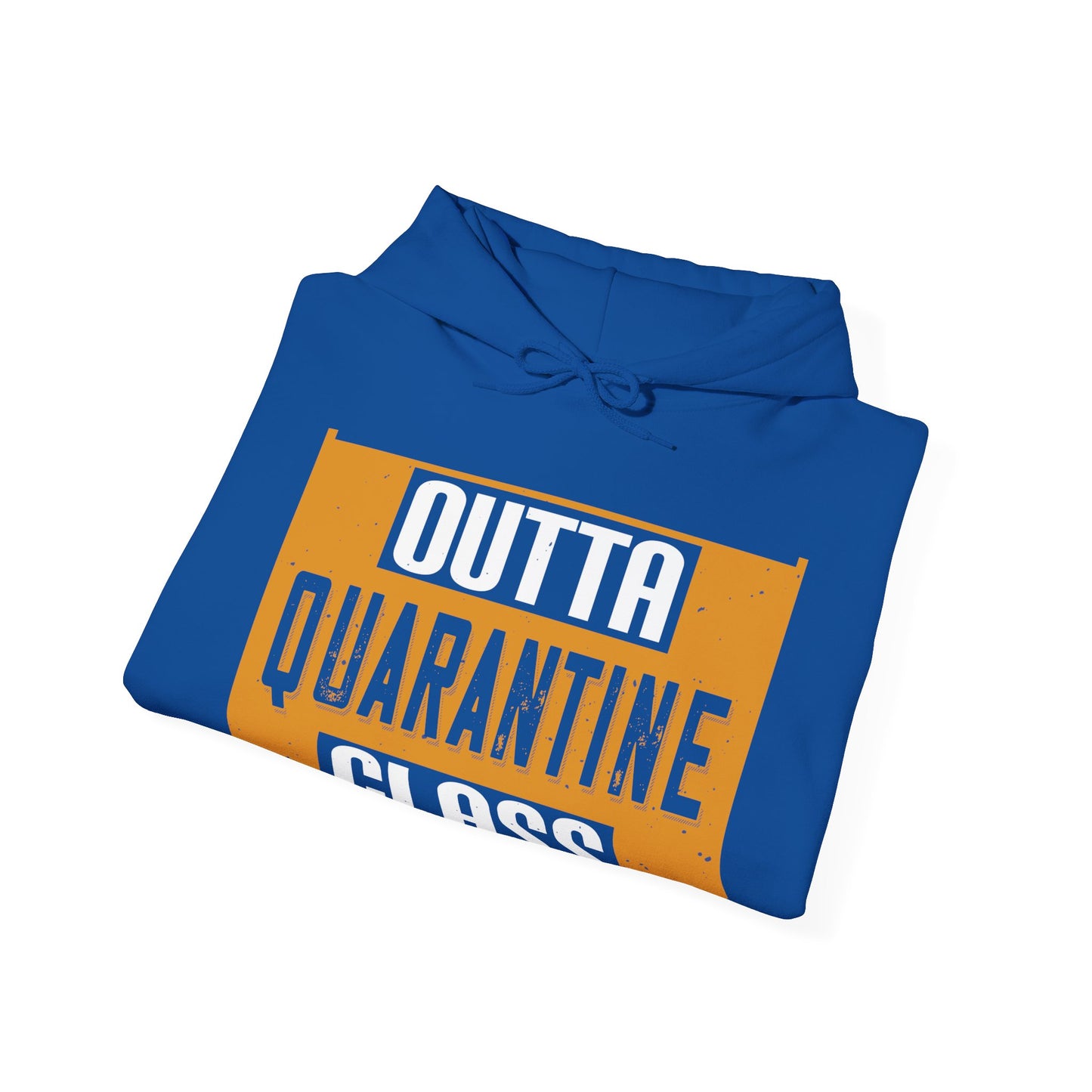 straight outta quarantine class of 2020-01 — Unisex Heavy Blend Hoodie (G18500)