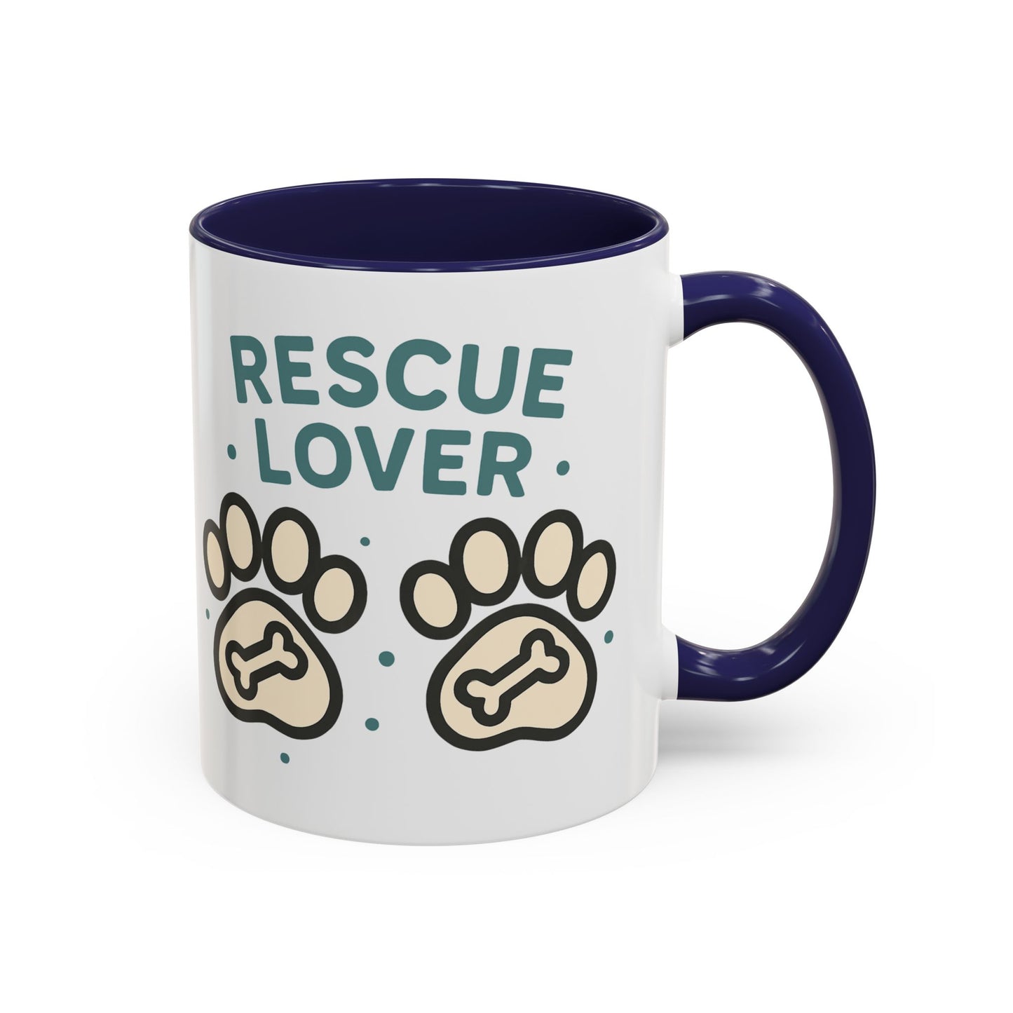 Rescue Lover Coffee Mug, Pet Owner Gift, Animal Rescue Merchandise, Dog Lover Cup, Rescue Pet Appreciation