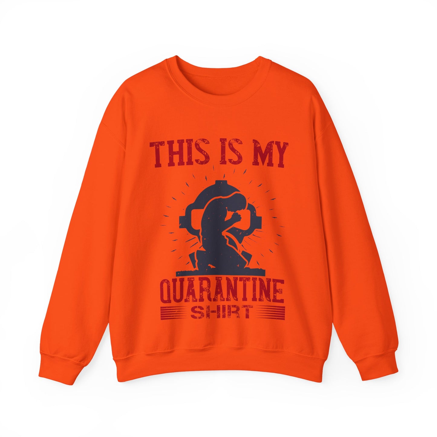 this is my quarantine-01 — Unisex Heavy Blend Crewneck (G18000)