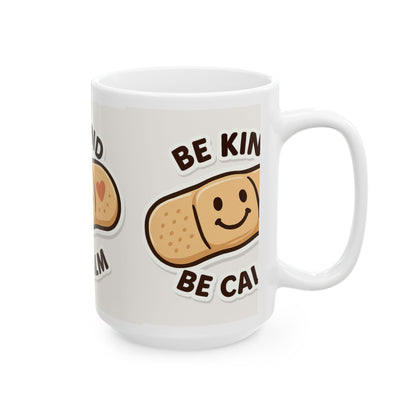 Be Kind, Be Calm Ceramic Mug | Cute Funny Gift, Motivational Coffee Cup, Stress Relief Mug, Friendship Gift, Cheerful [...]