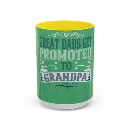 Great dads get promoted to grandpa-02 — Accent Mug 11/15oz
