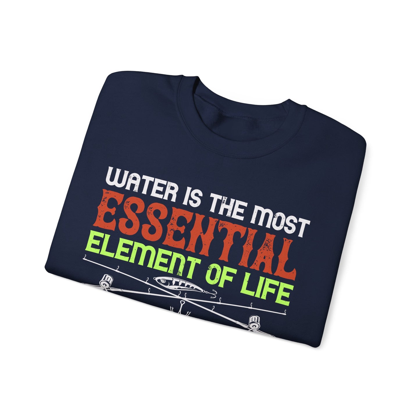 WATER IS THE MOST ESSENTIAL-01 — Unisex Heavy Blend Crewneck (G18000)