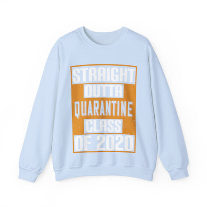 straight outta quarantine class of 2020-01 — Unisex Heavy Blend Crewneck (G18000)