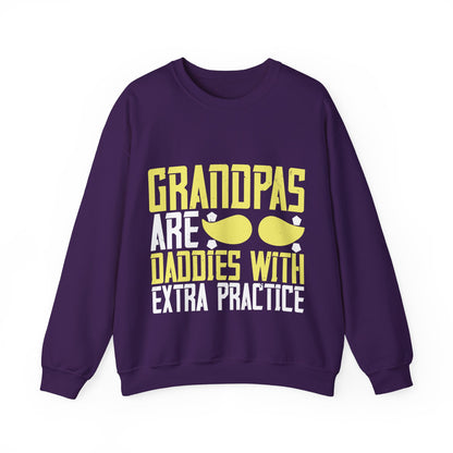 Grandpas are daddies with extra practice-02 — Unisex Heavy Blend Crewneck (G18000)