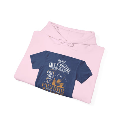 im not ANTY SOCIAL — Unisex Heavy Blend Hoodie (G18500)