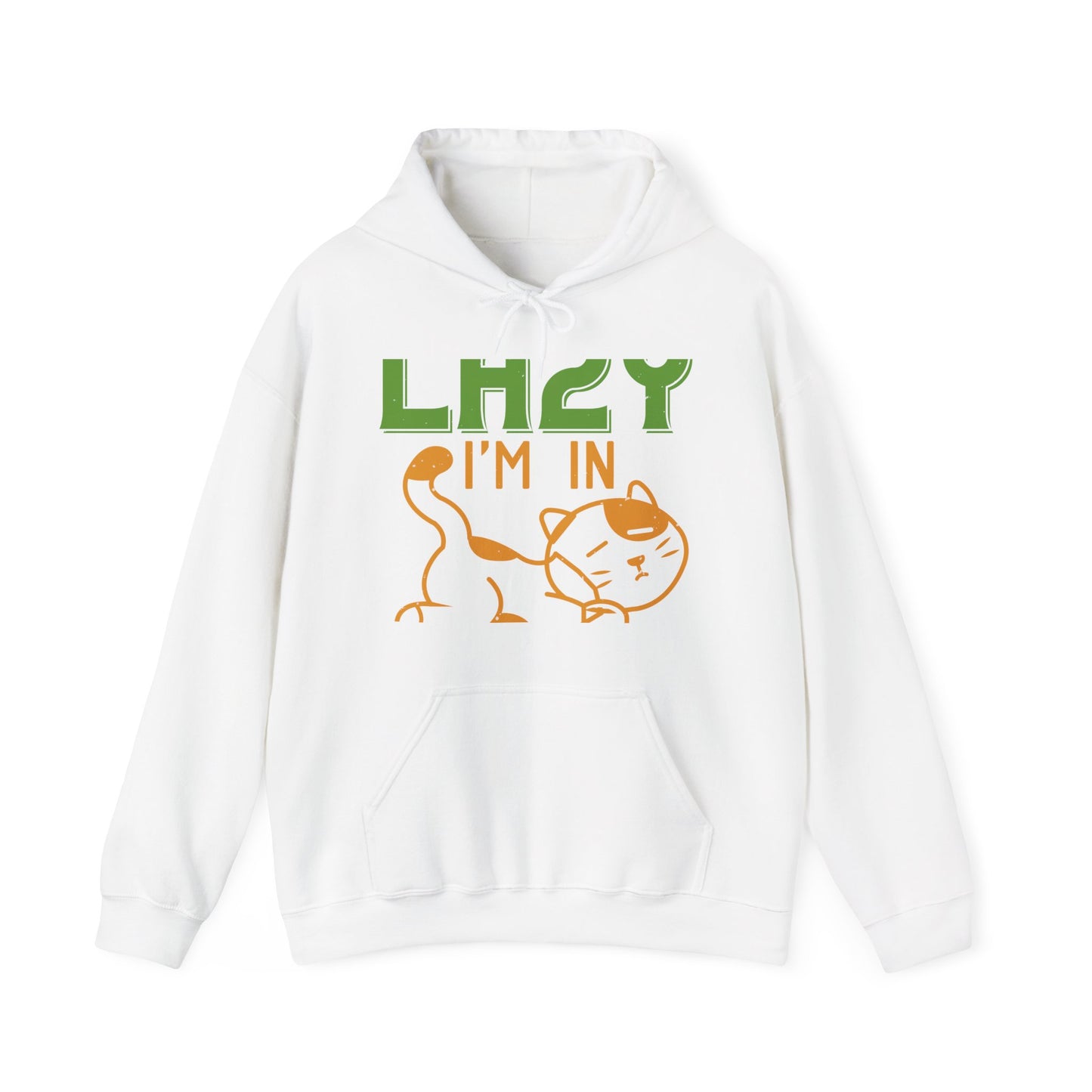 iΓÇÖm not lazy iΓÇÖm in quarantine-01 — Unisex Heavy Blend Hoodie (G18500)