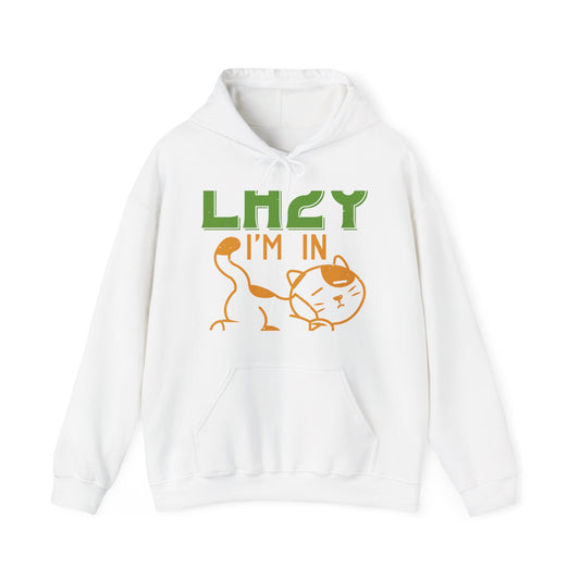 iΓÇÖm not lazy iΓÇÖm in quarantine-01 — Unisex Heavy Blend Hoodie (G18500)