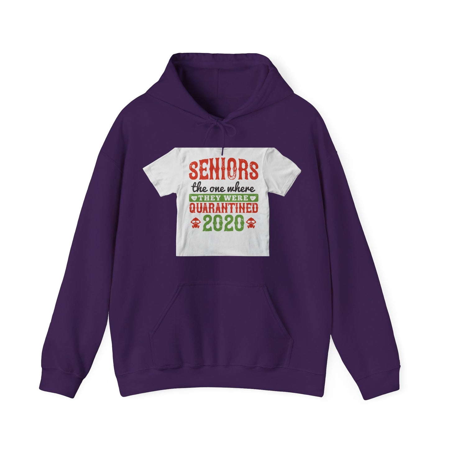 seniors the one where they were quarantined 2020 — Unisex Heavy Blend Hoodie (G18500)