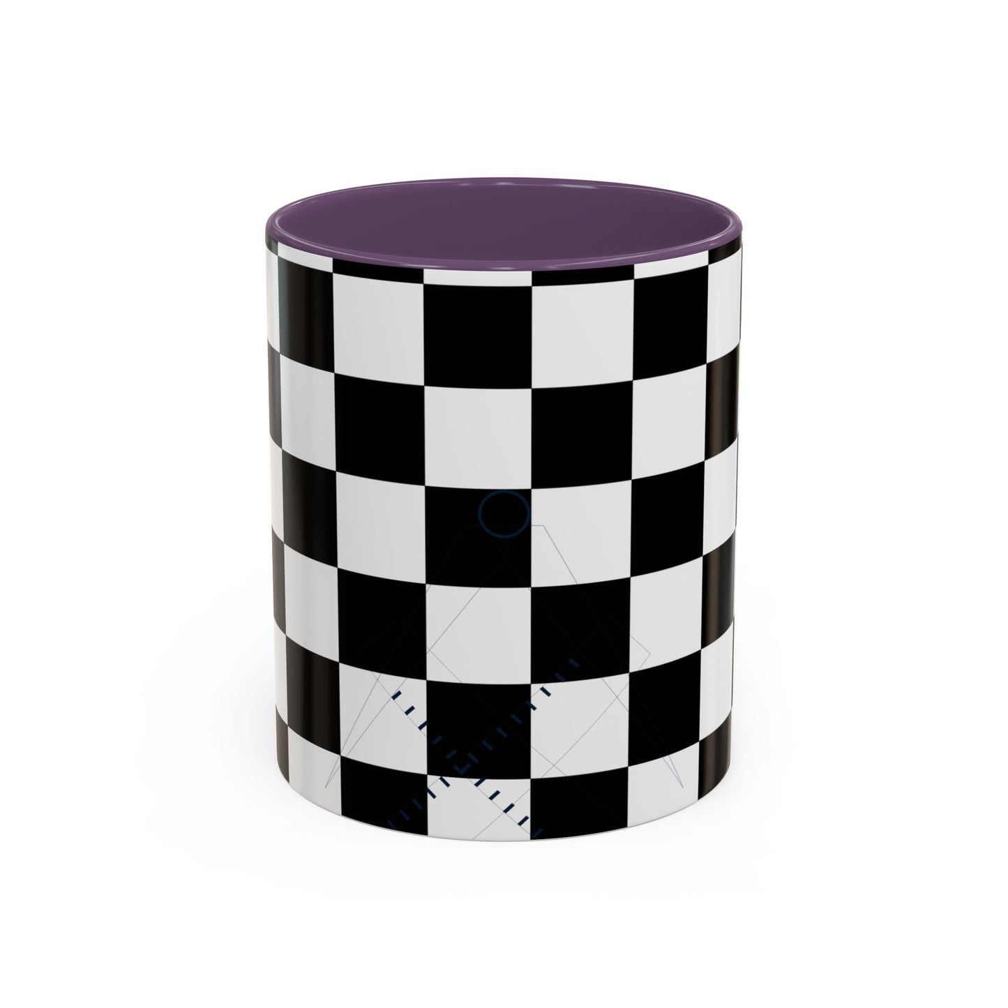 Masonic_Mosaic_Badge_4800 — Accent Mug 11/15oz