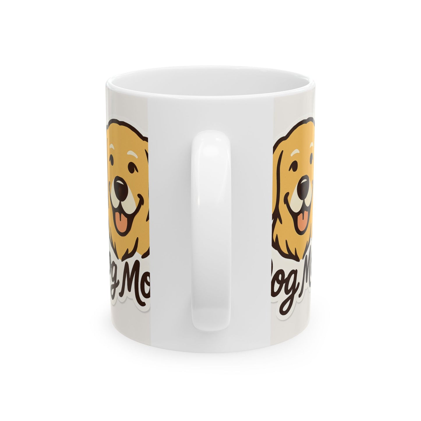 Dog Mom Ceramic Mug | 11oz & 15oz | Perfect Gift for Pet Lovers, Dog Mom Gifts, Coffee Mug, Funny Dog Lover, Animal Lover Mug
