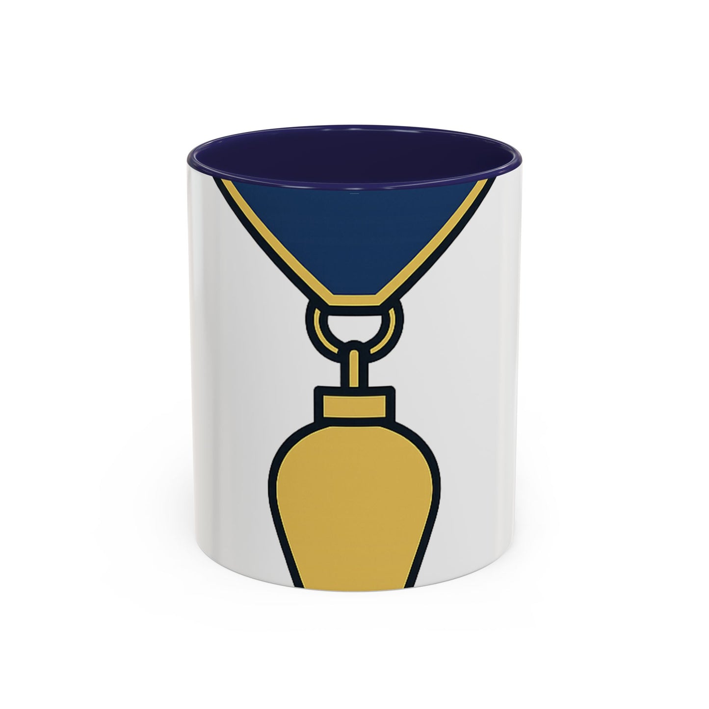 Junior Warden -JW - white bg — Accent Mug 11/15oz