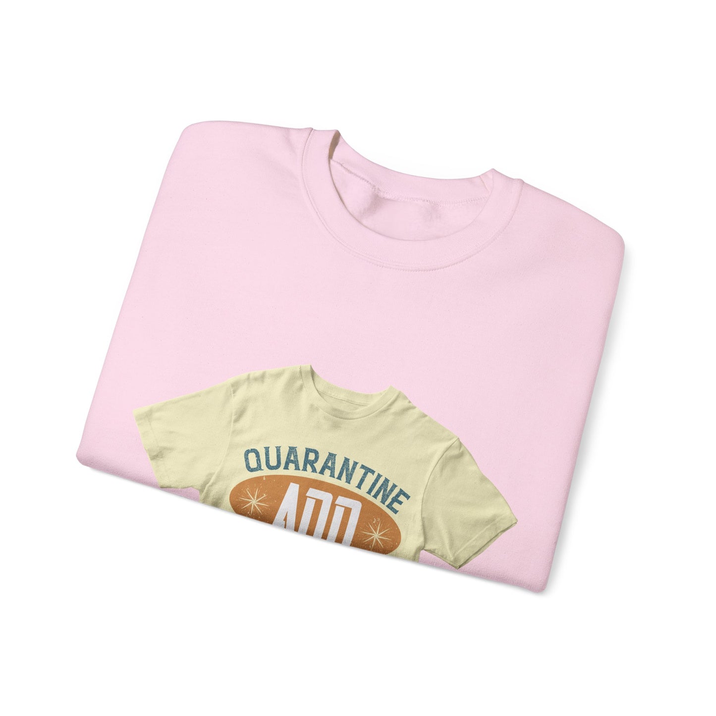quarantine and chill — Unisex Heavy Blend Crewneck (G18000)