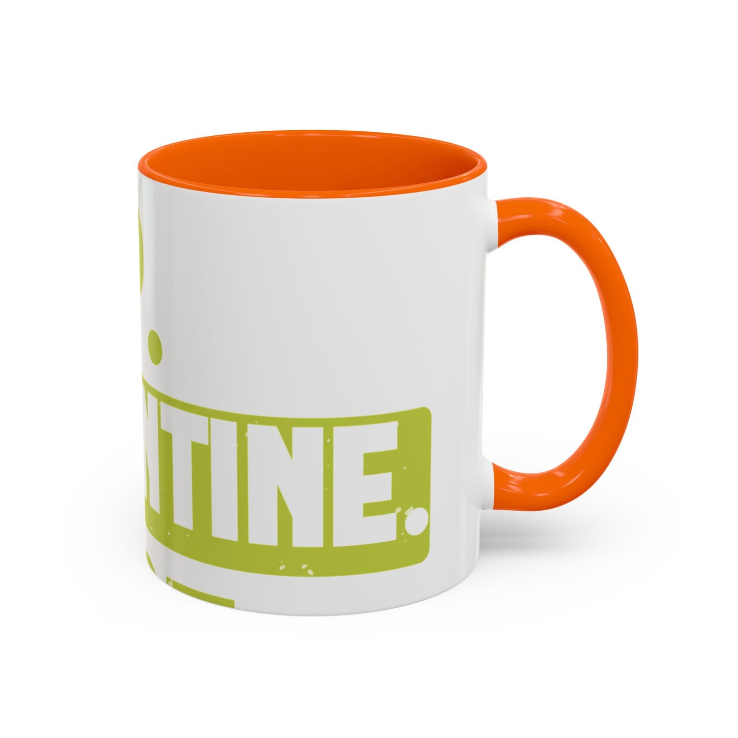 eat sleep quarantine repeat-01 — Accent Mug 11/15oz