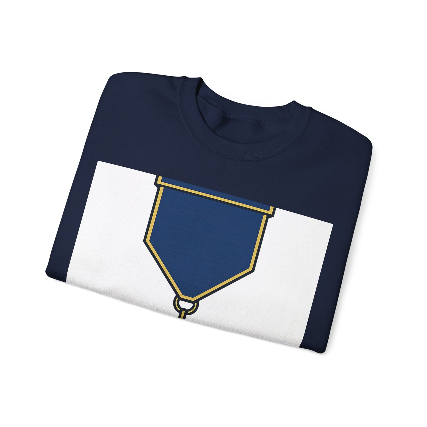 Junior Warden -JW - white bg — Unisex Heavy Blend Crewneck (G18000)