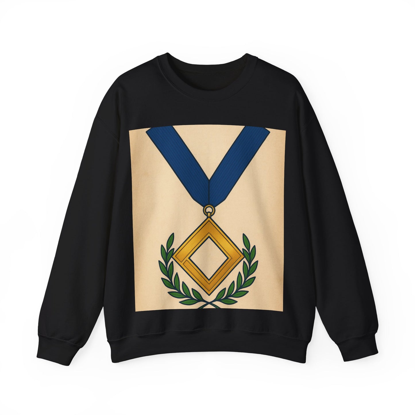 Worshipful master jewel Square — Unisex Heavy Blend Crewneck (G18000)