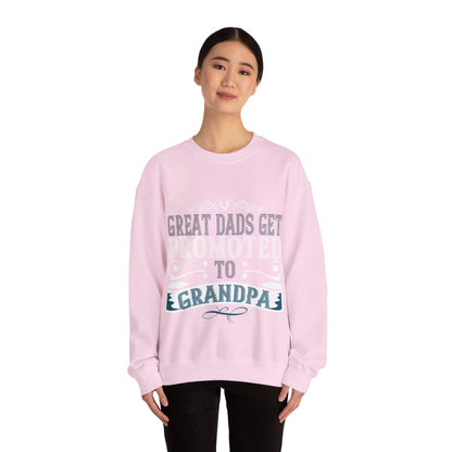Great dads get promoted to grandpa-2 — Unisex Heavy Blend Crewneck (G18000)