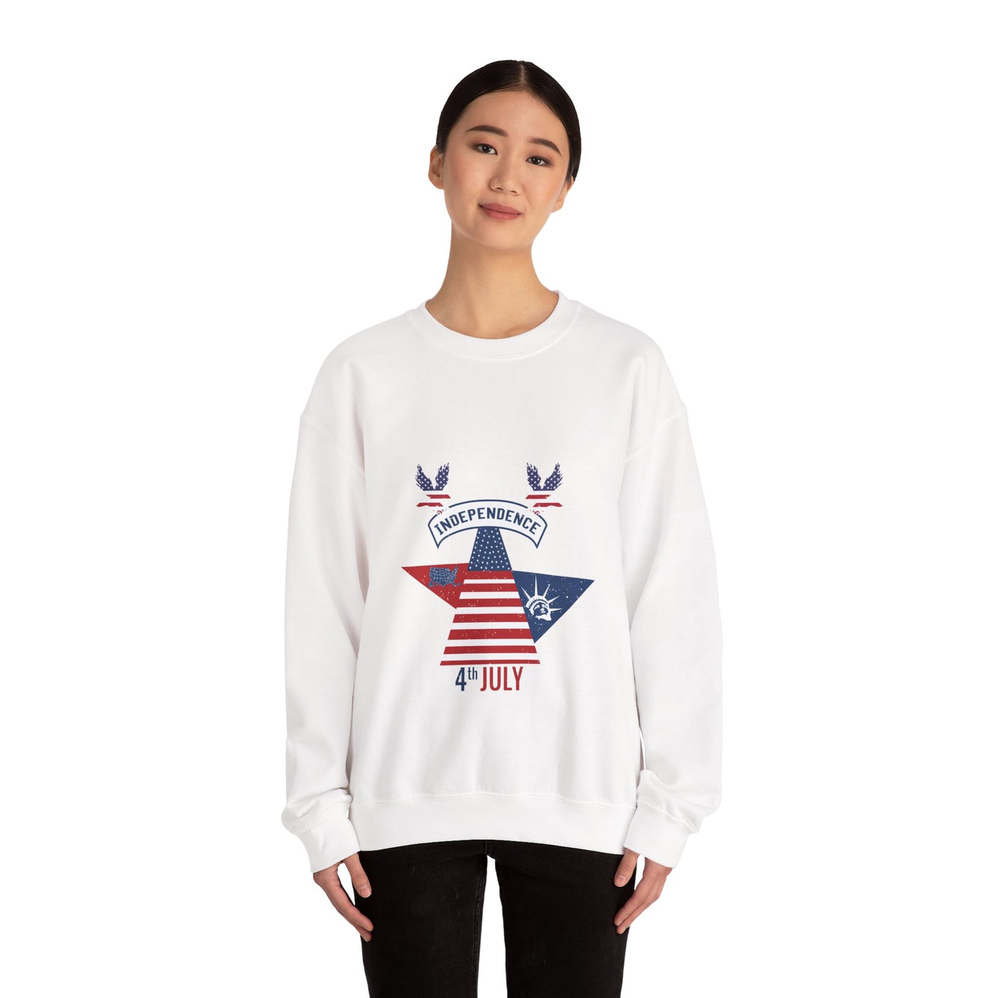 Fourth of july (48) — Unisex Heavy Blend Crewneck (G18000)