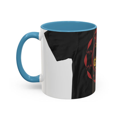 motorcycle group riding — Accent Mug 11/15oz