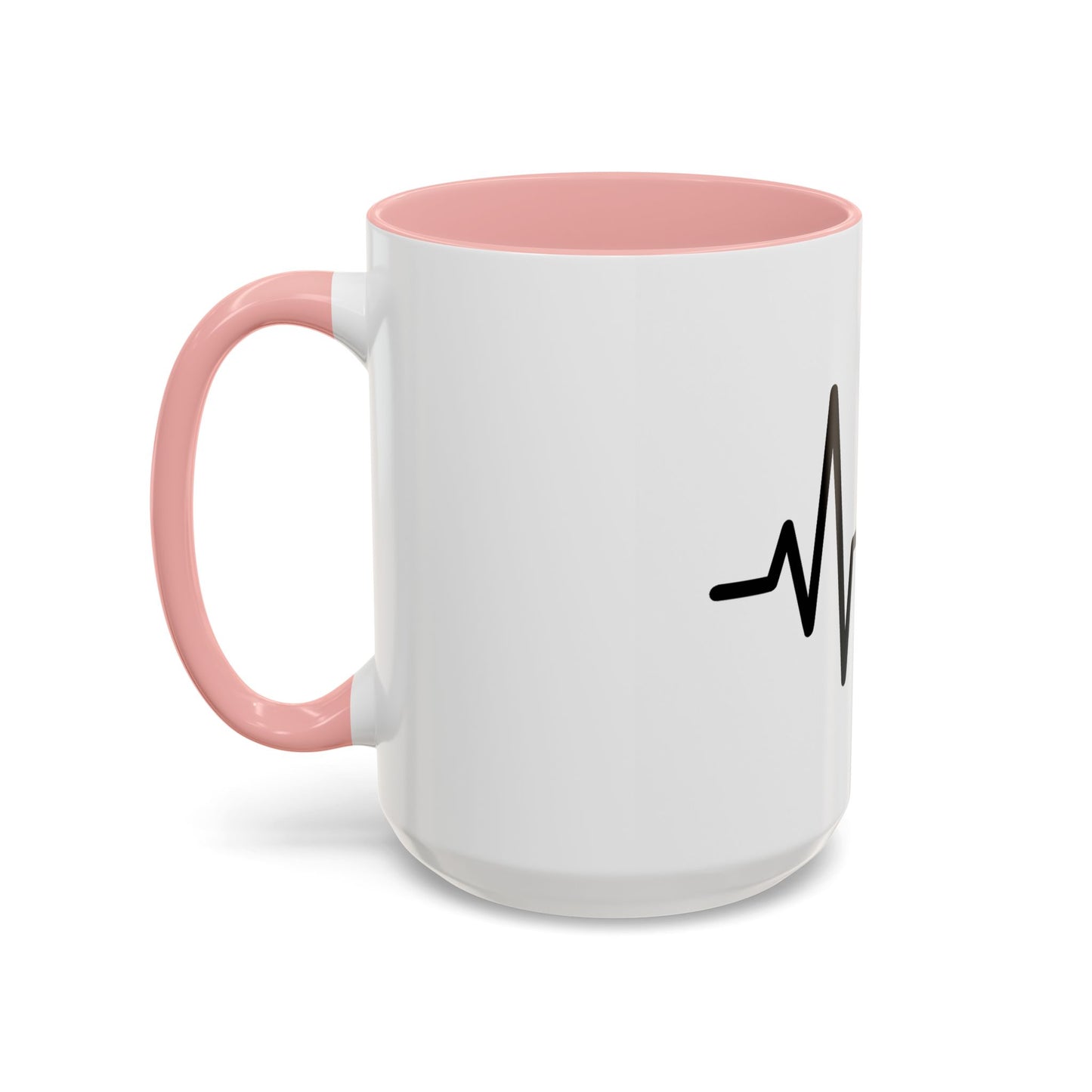 Stock Market Heartbeat Accent Coffee Mug (11, 15oz), Financial Market Trader Gift, Wall Street Investor Mug, Stock Market