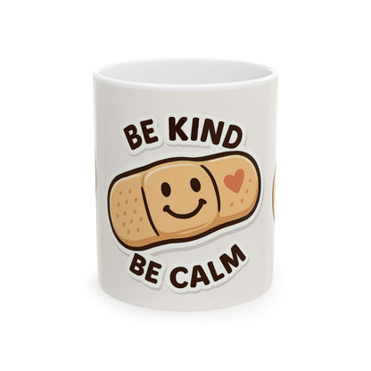 Be Kind, Be Calm Ceramic Mug | Cute Funny Gift, Motivational Coffee Cup, Stress Relief Mug, Friendship Gift, Cheerful [...]