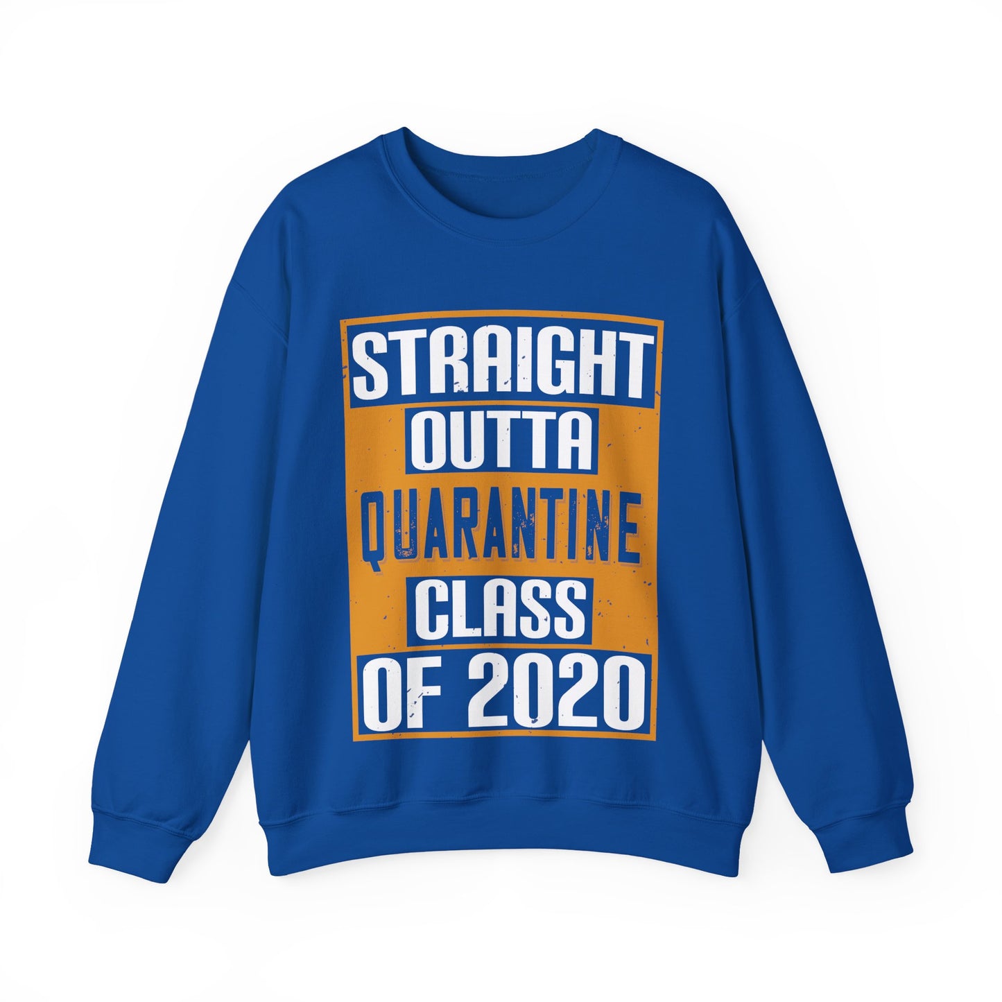 straight outta quarantine class of 2020-01 — Unisex Heavy Blend Crewneck (G18000)