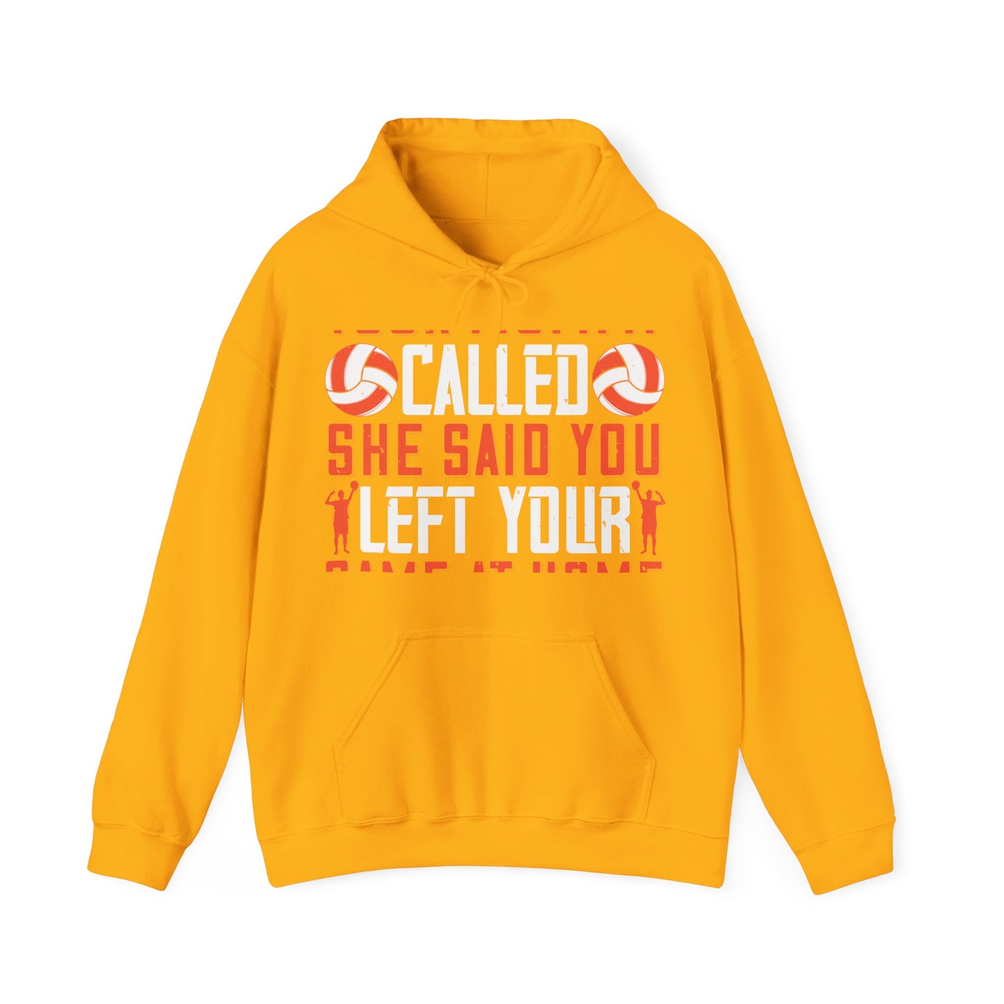 Your mommy called. She said you left your game at home-01 — Unisex Heavy Blend Hoodie (G18500)