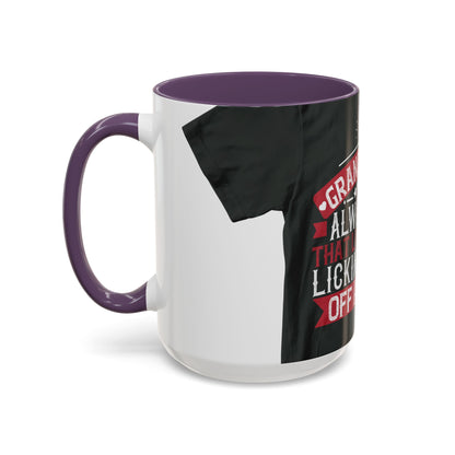 My grandfather always said that living is like licking honey off a thorn-02 — Accent Mug 11/15oz
