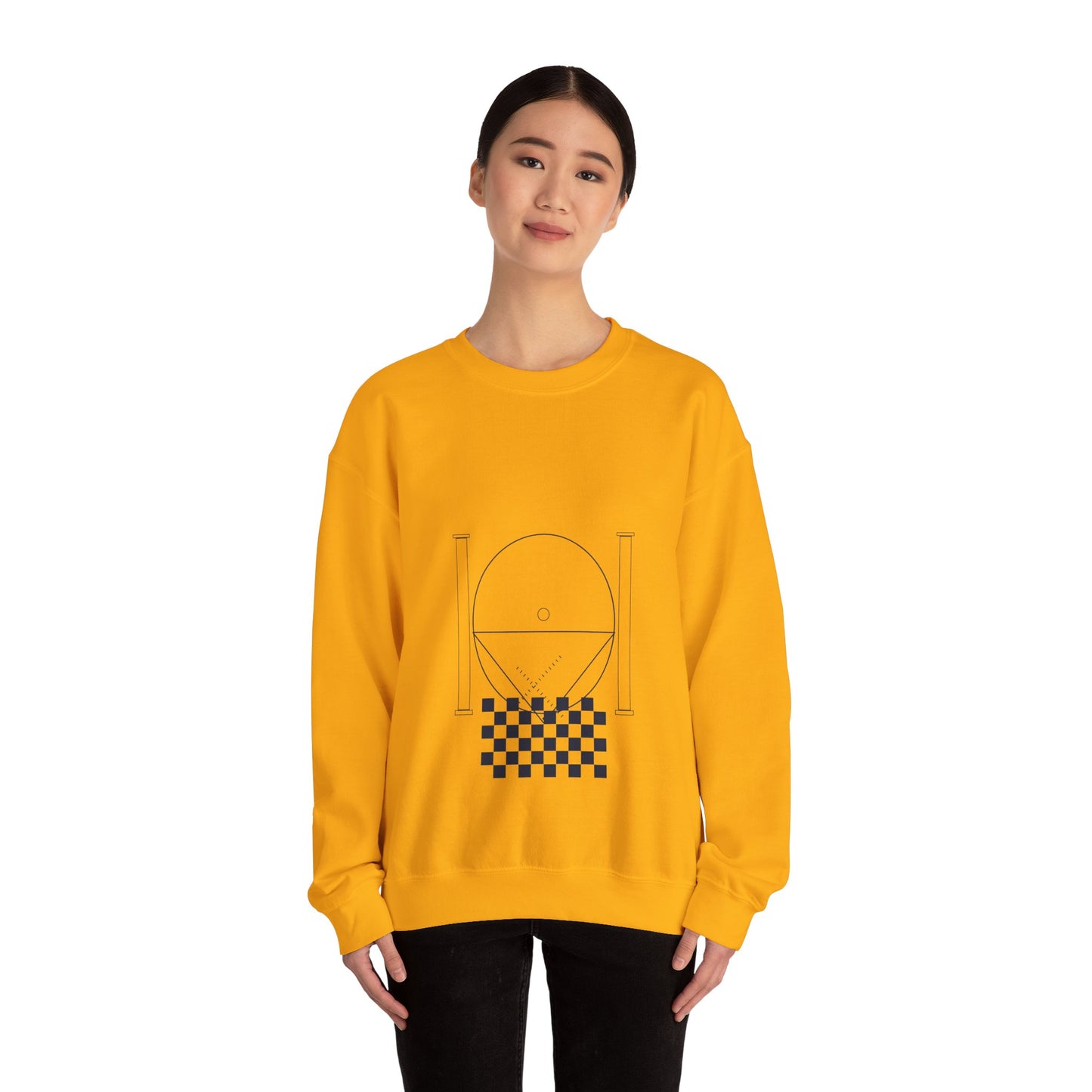 Masonic_Pillars_Crest_5400 — Unisex Heavy Blend Crewneck (G18000)